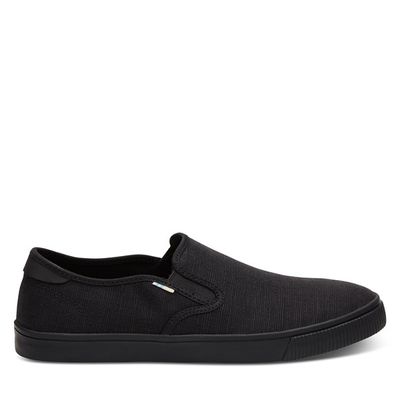 Chaussures sans lacets Baja noires pour hommes, taille - Toms