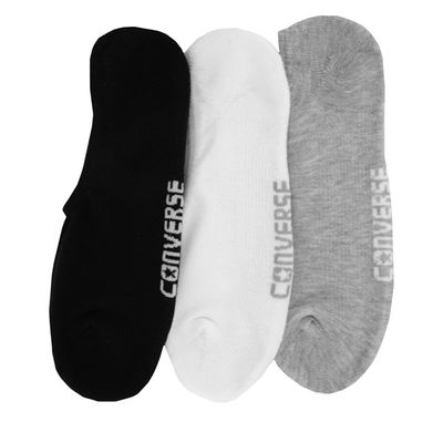 3 paires de socquettes Foundation pour Chuck Oxford pour femmes en Blanc - Converse