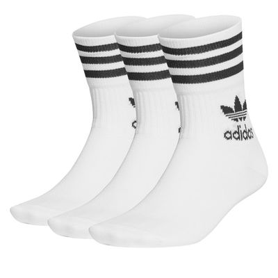 3 paires de chaussettes Mid-Cut Crew en Blanc, taille - Adidas