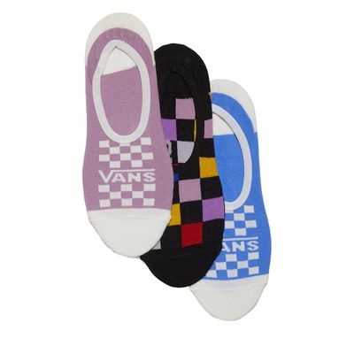 3 paires de socquettes Multicheck Canoodle multicolores pour femmes en Noir - Vans