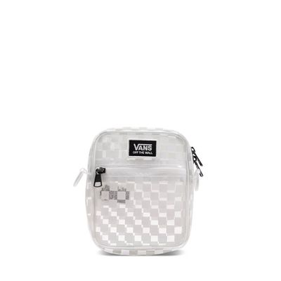 Vans Street Ready Checkerboard Crossbody Bag in Clear in White Misc