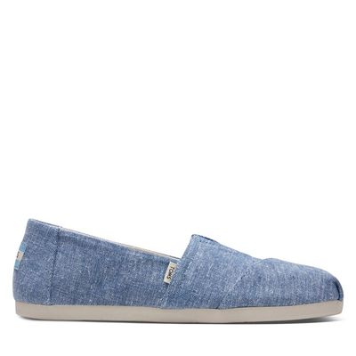 Chaussures sans lacets Alpargata bleues pour femmes en Bleu Pâle, taille - Toms