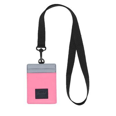 Étui à cartes Charlie RFID rose fluo en Rose Pâle - Herschel Supply Co.