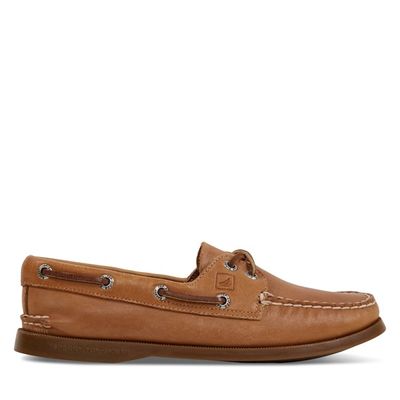 Sperry Women's Authentic Original 2-Eye Boat Shoes Cognac, Leather