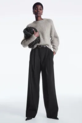 COS THE RELAXED WOOL TROUSERS