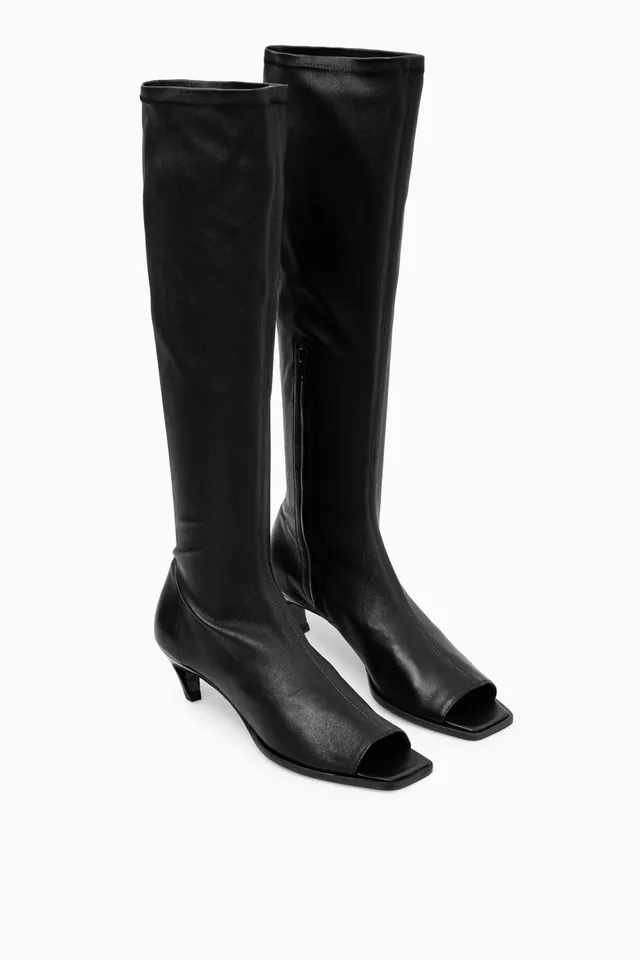 cos knee high leather boots