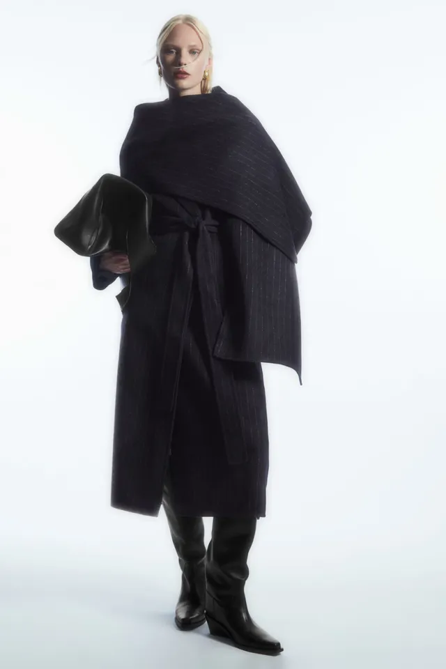 Oversized Rounded Wool Coat by COS Online, THE ICONIC