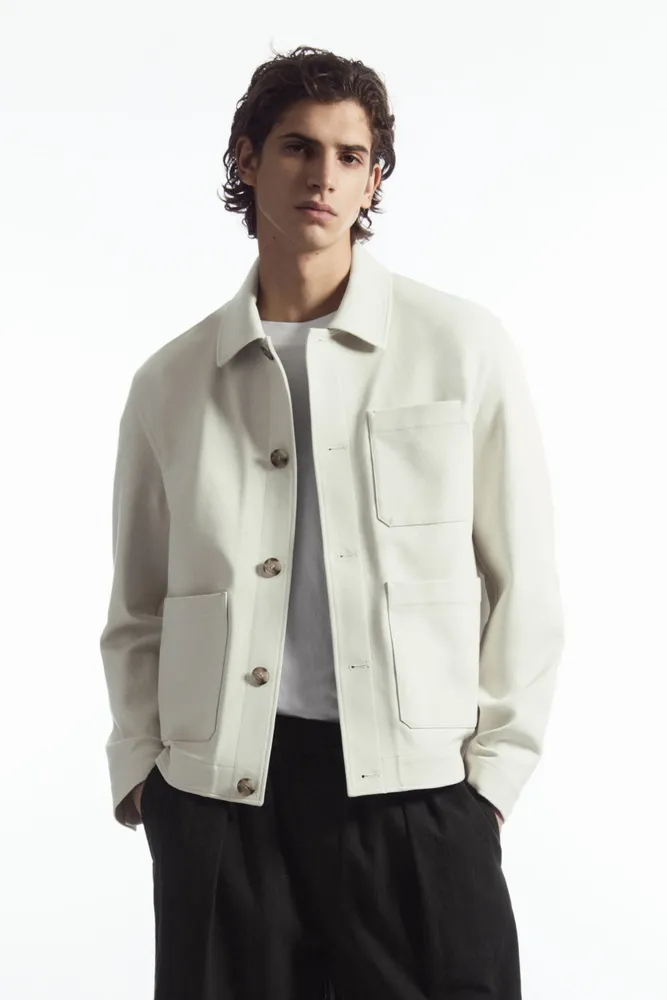 Boxy Twill Utility Jacket