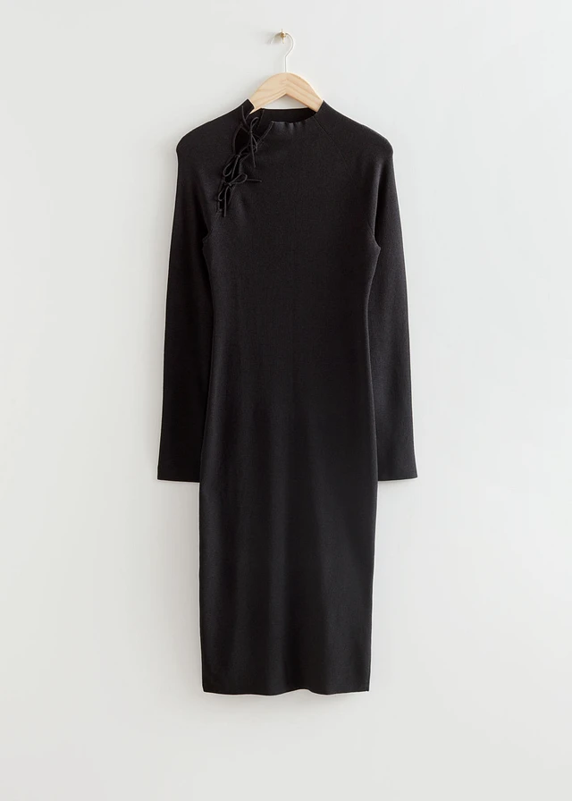 & other stories cut out midi dress & OTHER STORIES Strappy Cut-Out Midi Dress