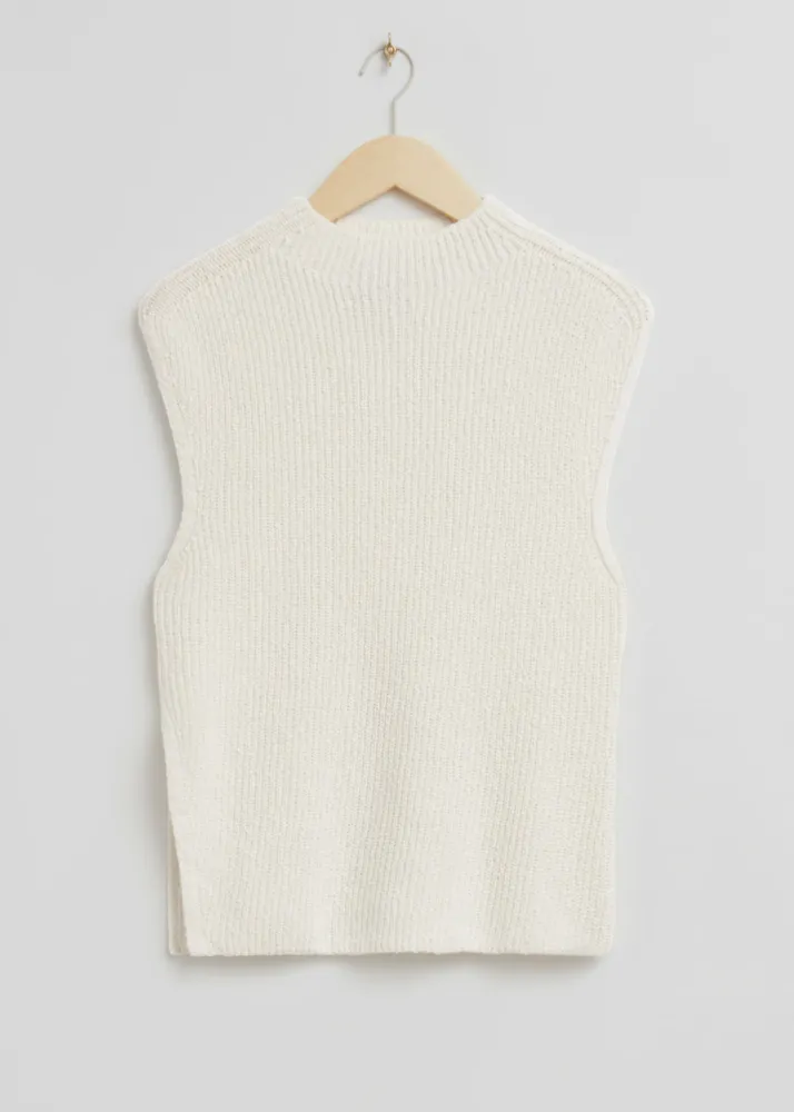 BOUCLE KNIT TOP