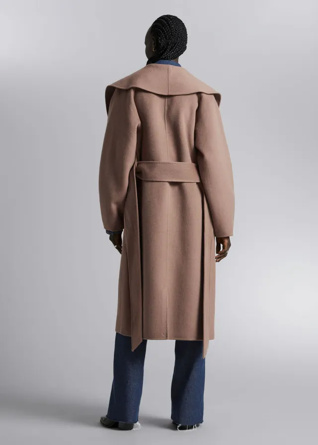 COS OVERSIZED ROUNDED WOOL COAT