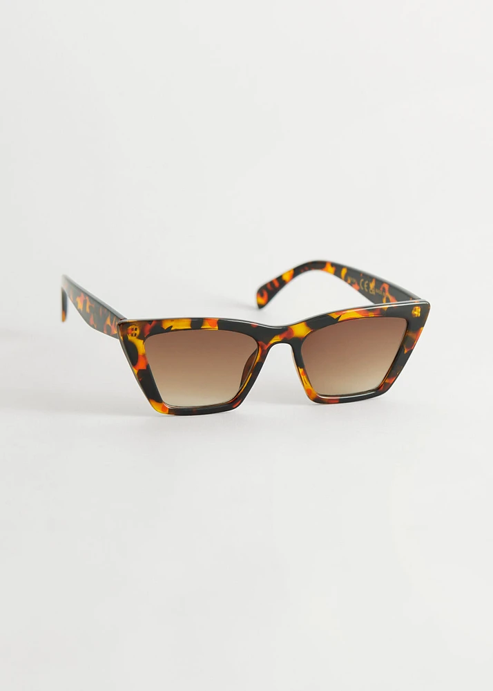 & Other Stories Angular Cat Eye Sunglasses 