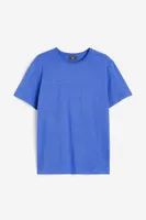 Regular Fit Linen-blend T-shirt
