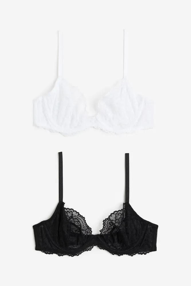 H&M 2-pack Non-padded Lace Bras