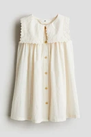 Cotton Dress with Collar