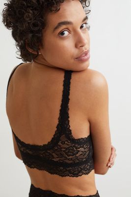 Brassière non paddée en dentelle