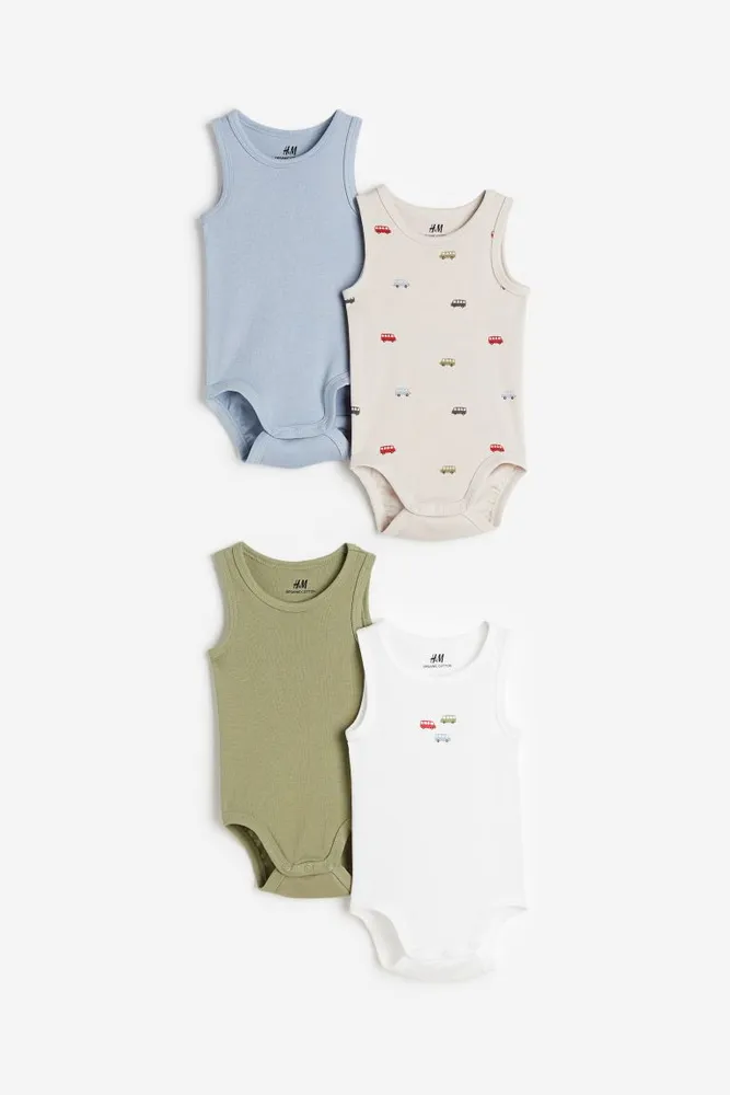 Leveret Baby Four Pack Bodysuits