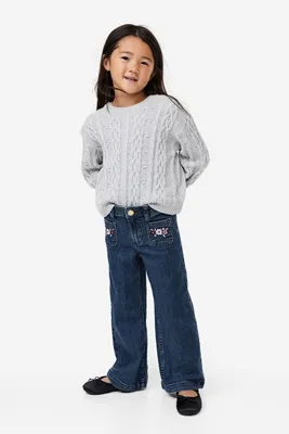 Superstretch Wide Leg Jeans