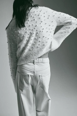 Bead-embellished Sweater