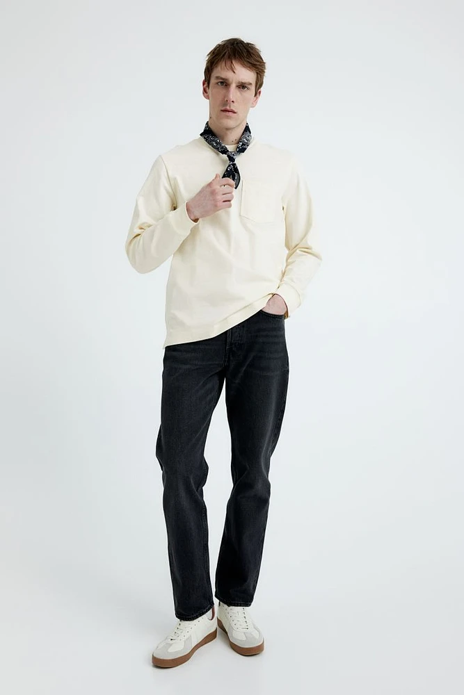 Regular Fit Long-sleeved Jersey Shirt