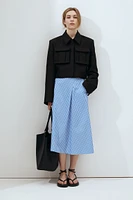 A-line Poplin Skirt