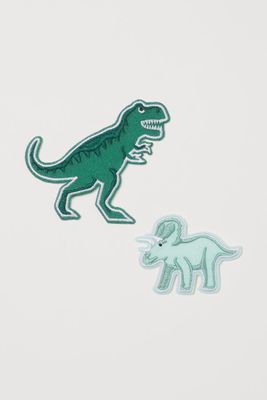 2-pack Dinosaur-theme Repair Patches