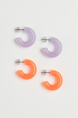 2-pack Hoop Earrings