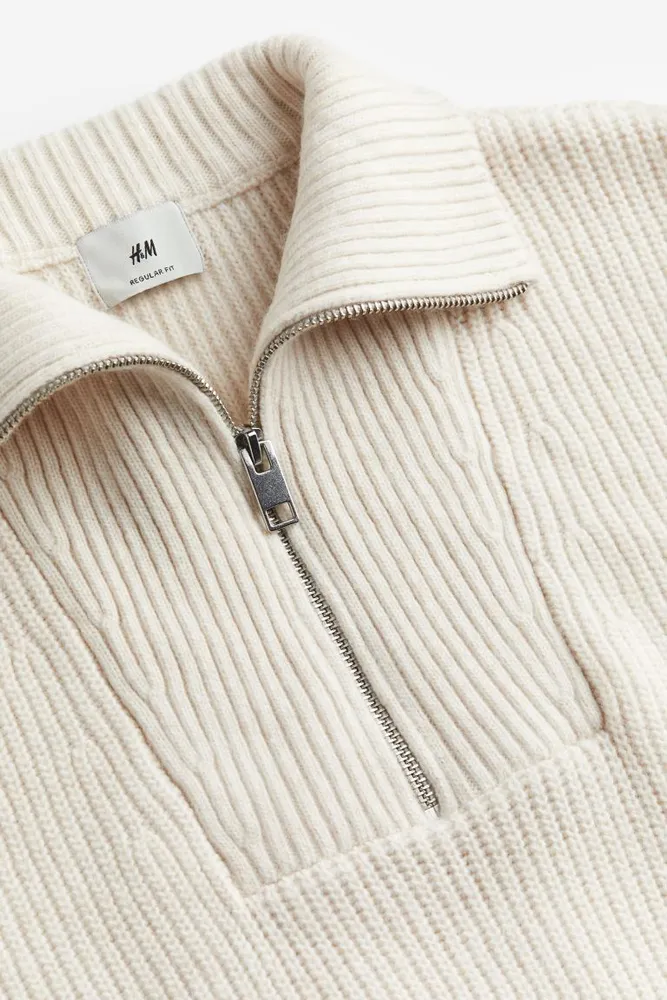 Regular Fit Half-zip Sweater