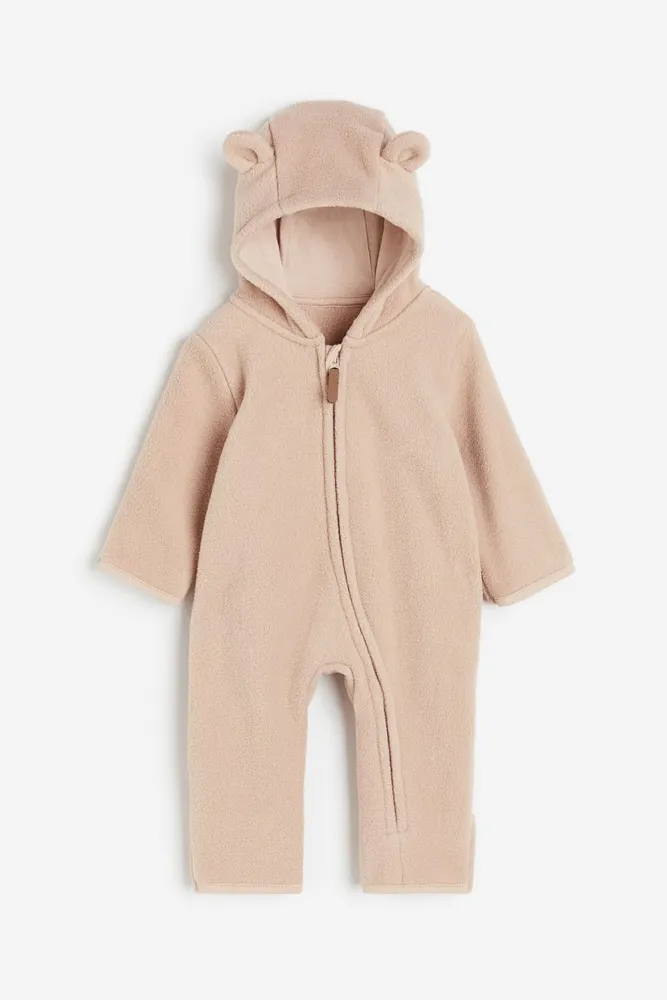 Hooded Fleece Jumpsuit