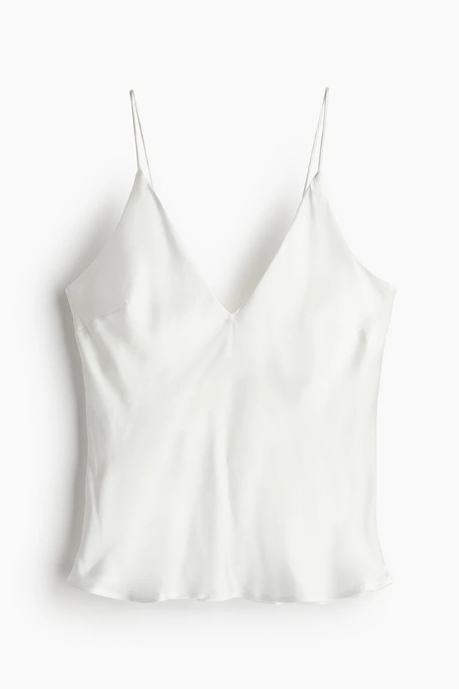 Silk-blend Satin Camisole Top