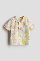 Short-sleeved Cotton Shirt