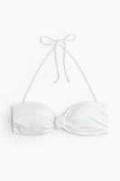 Top de bikini bandeau con relleno