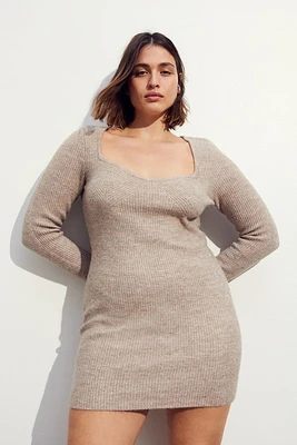 Rib-knit Dress