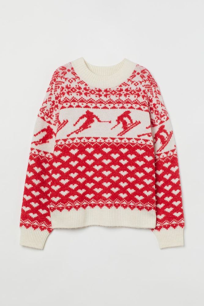 h&m jacquard sweater