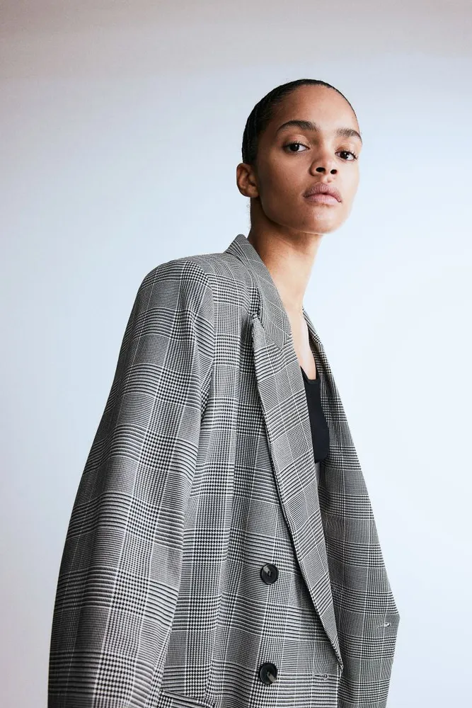 Oversized Double-breasted Blazer