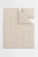 Parure de couette lit simple en coton