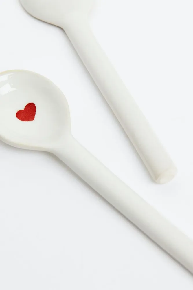 2-pack stoneware Teaspoons