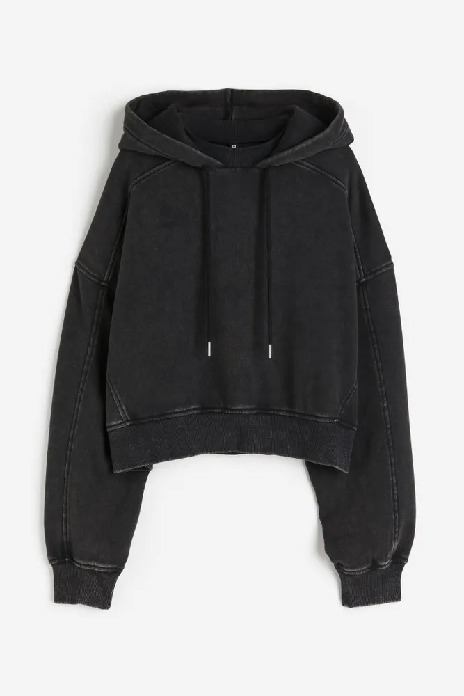 Oversized Washed-look Hoodie