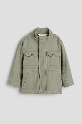 Cotton Twill Utility Jacket