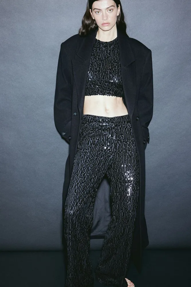 Sequined Pants