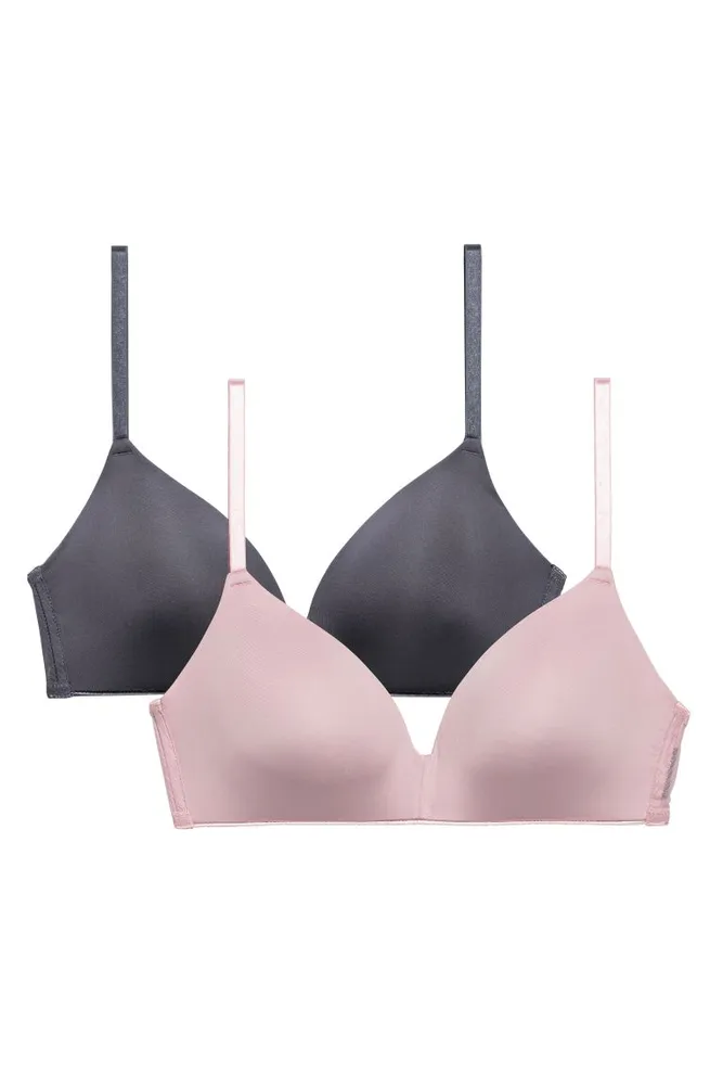 H&M+ Seamless Padded Bra - Pink - Ladies