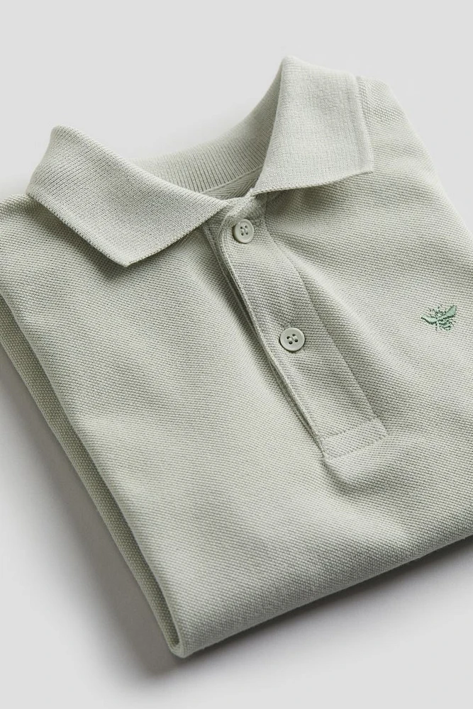 Cotton Pique Polo Shirt