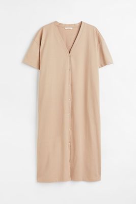 H&M+ Button-front Jersey Dress