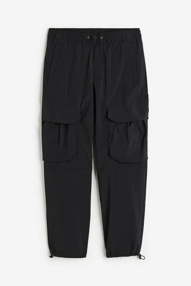 Relaxed Fit Nylon Cargo Pants