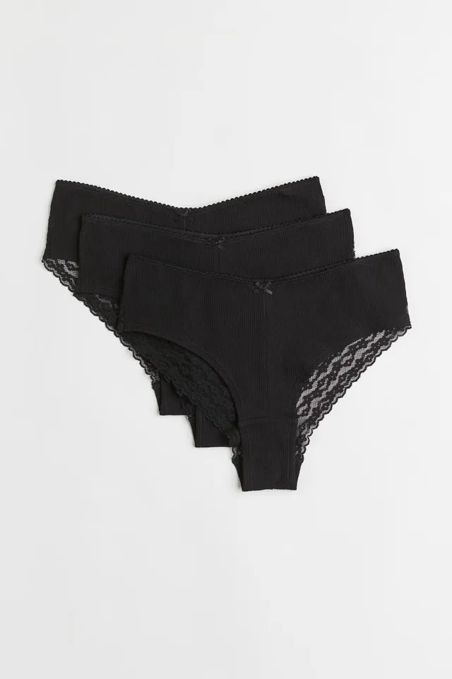 H&M 3-pack Lace Hipster Briefs