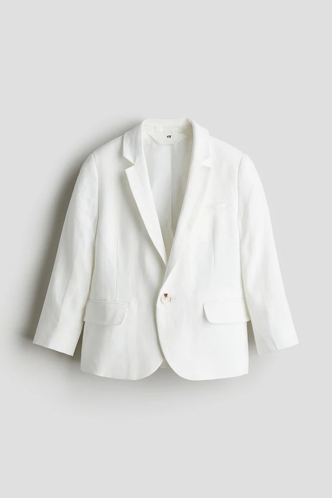 Single-breasted Linen Blazer