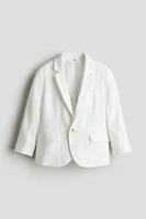 Single-breasted Linen Blazer