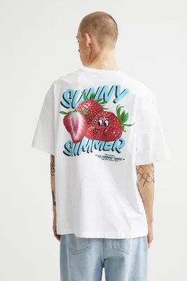 T-shirt imprimé Coupe Décontractée