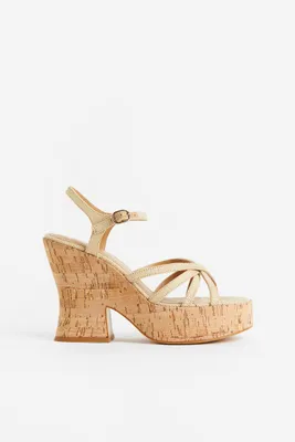 Wedge-heeled Sandals