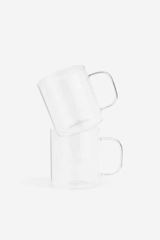 2-pack Glass Mugs
